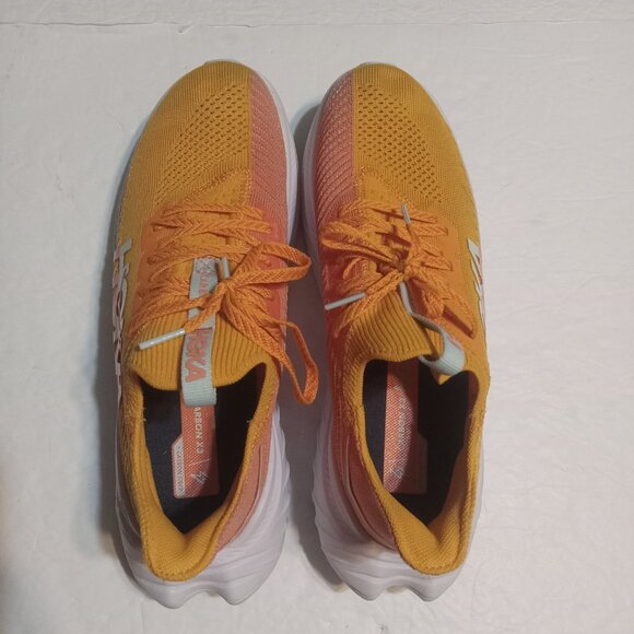 Hoka One One Men\'s Carbon X 3 Performance Running Shoes 8.5D Orange 1123192 main image 5